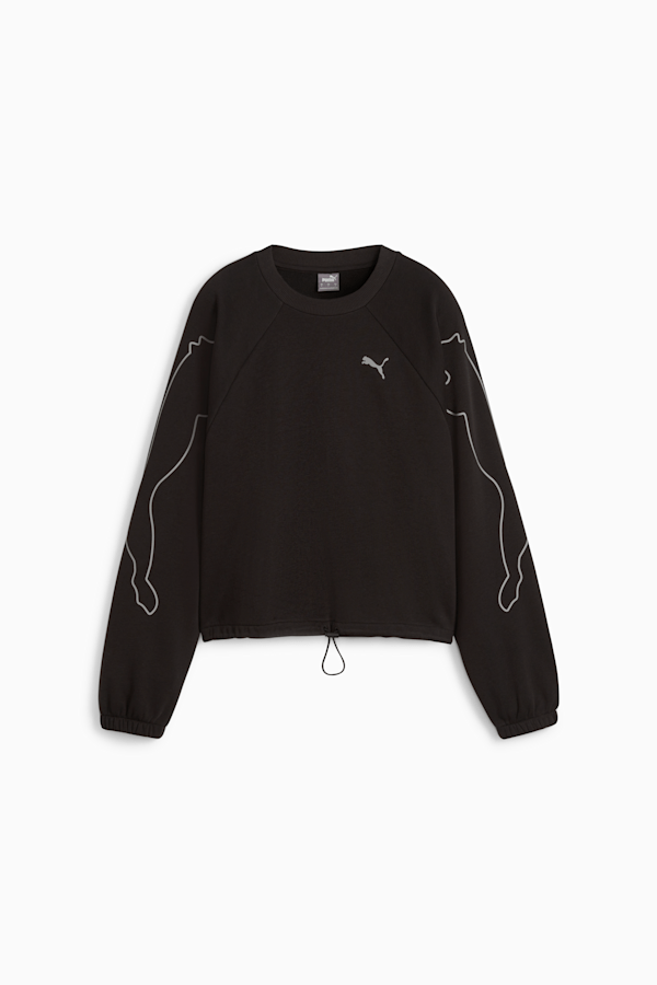 Black and white women's sweatshirt sales